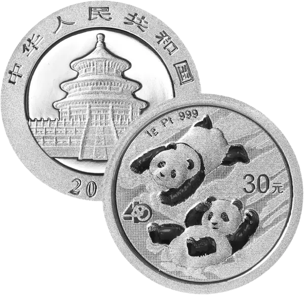 Chinese Panda Platinum Coins