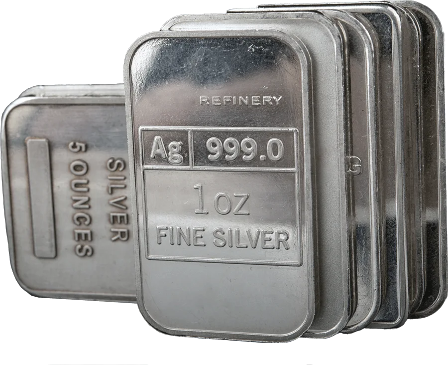 Silver Bars Ilustration
