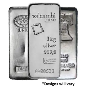 1kg Generic Silver Bar