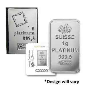 1g Generic Platinum Bar