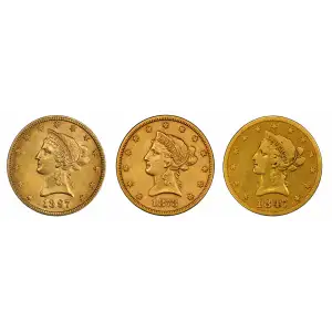 Any Year $10 Liberty Head Coin Circ