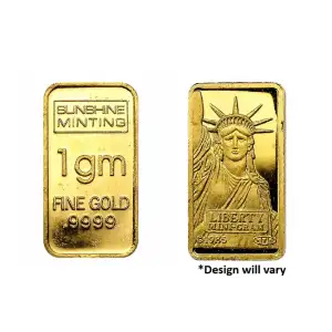 1g Gold Bar - Secondary