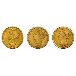 Any Year $5 Liberty Head Coin Circ