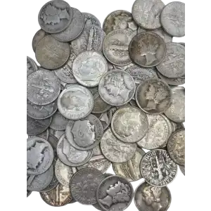 US 90% Silver Dime - Pre 1965 - 10c